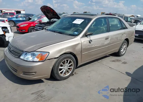 2001 Toyota Avalon Xl z USA, uszkodzony, nr VIN 4T1BF28BX1U191795